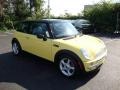 2002 Liquid Yellow Mini Cooper Hardtop  photo #5