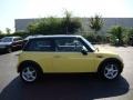 2002 Liquid Yellow Mini Cooper Hardtop  photo #6