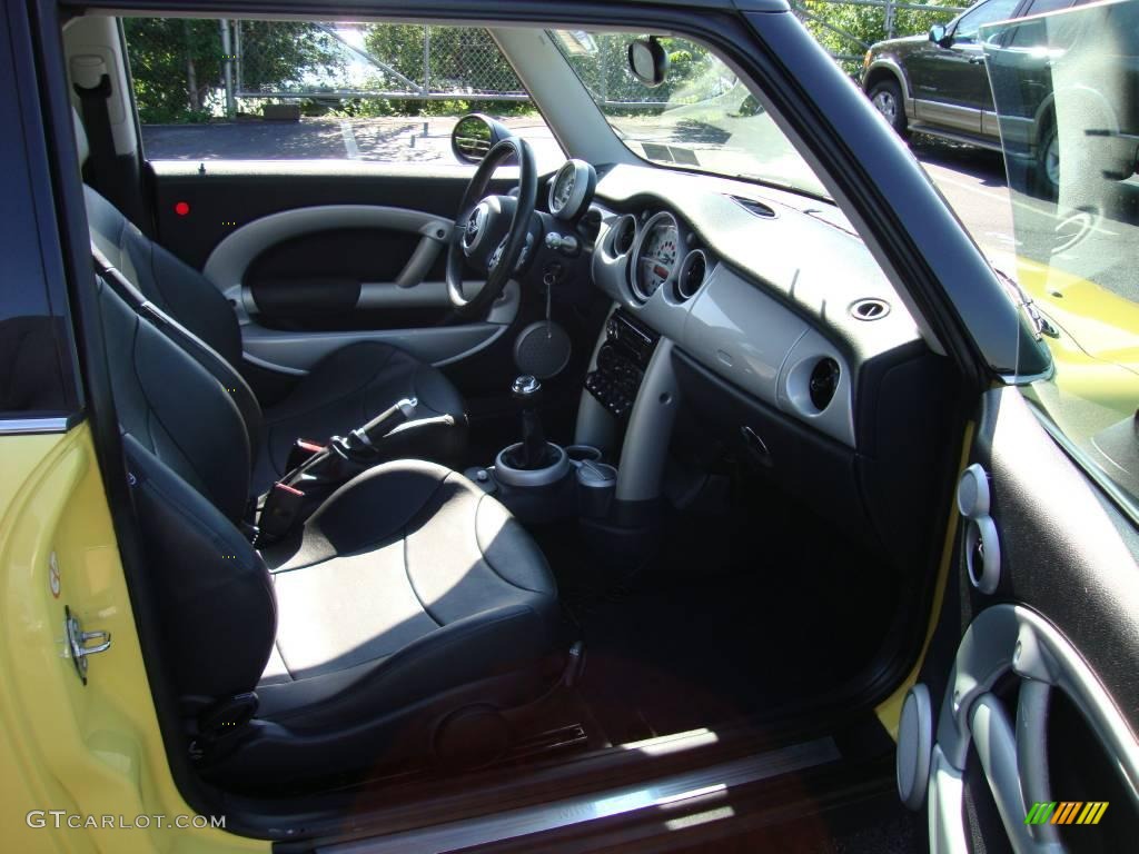 2002 Cooper Hardtop - Liquid Yellow / Panther Black photo #18