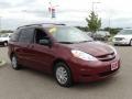 2008 Salsa Red Pearl Toyota Sienna LE  photo #7