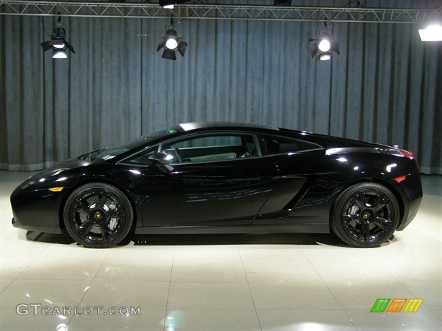 2007 Gallardo Nera E-Gear - Black / Black photo #17