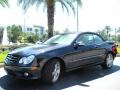 2009 Majestic Black Metallic Mercedes-Benz CLK 550 Cabriolet  photo #2