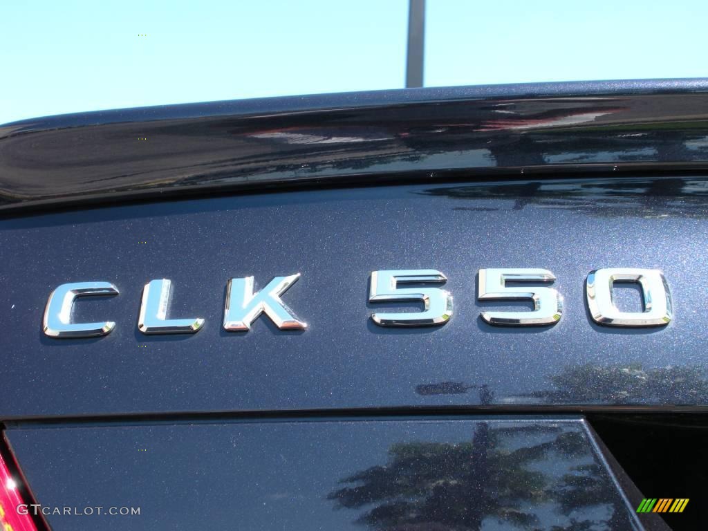 2009 CLK 550 Cabriolet - Majestic Black Metallic / Stone photo #14