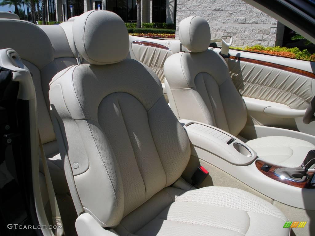 2009 CLK 550 Cabriolet - Majestic Black Metallic / Stone photo #20