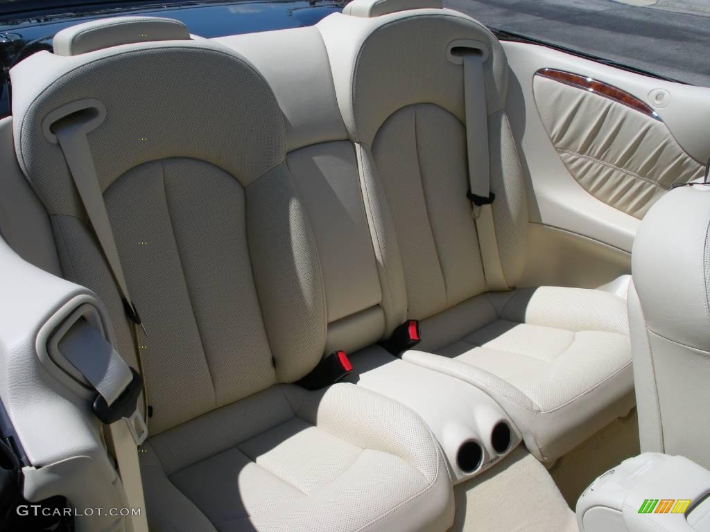 2009 CLK 550 Cabriolet - Majestic Black Metallic / Stone photo #21