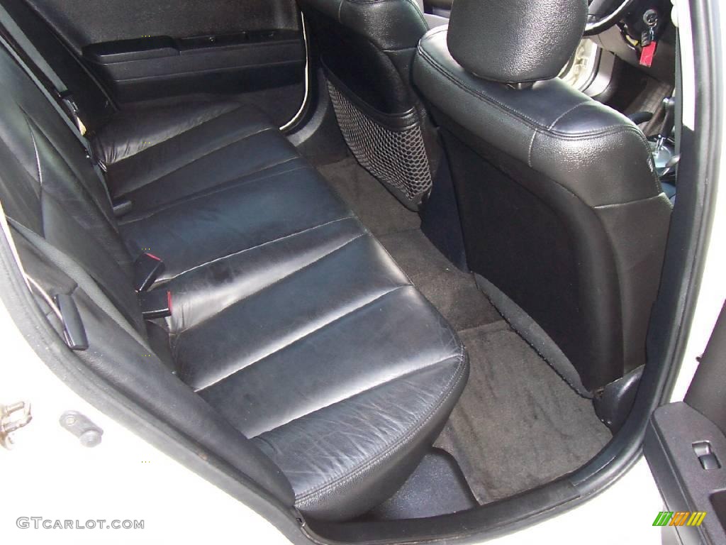 2005 Galant GTS V6 - Dover White Pearl / Black photo #13