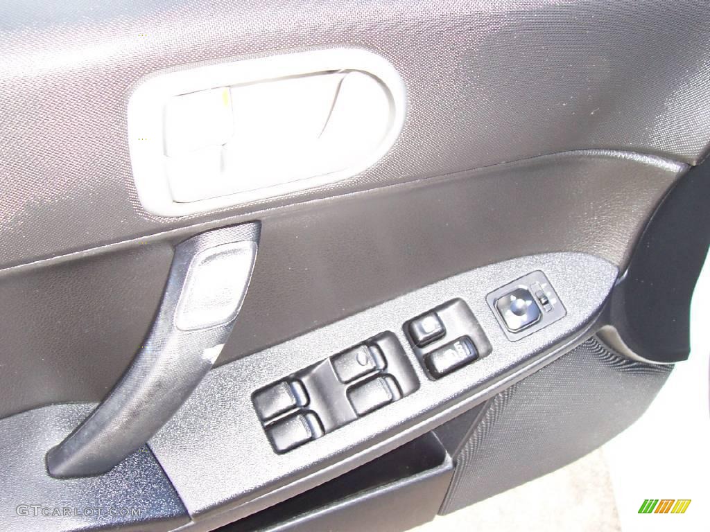 2005 Galant GTS V6 - Dover White Pearl / Black photo #14