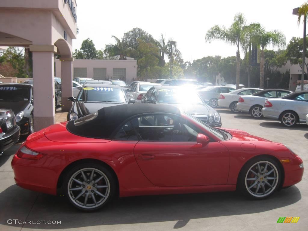 2006 911 Carrera S Cabriolet - Guards Red / Black photo #2