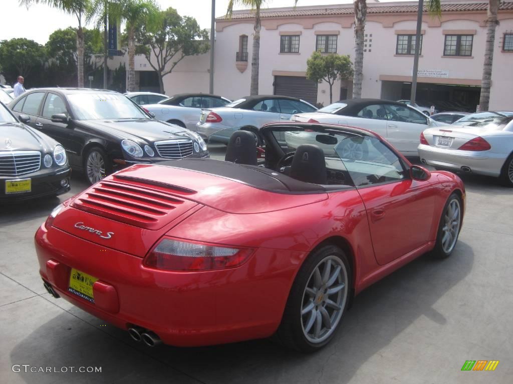 2006 911 Carrera S Cabriolet - Guards Red / Black photo #3