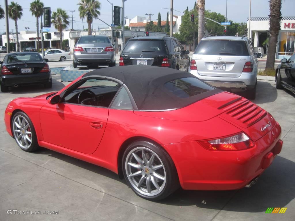 2006 911 Carrera S Cabriolet - Guards Red / Black photo #5