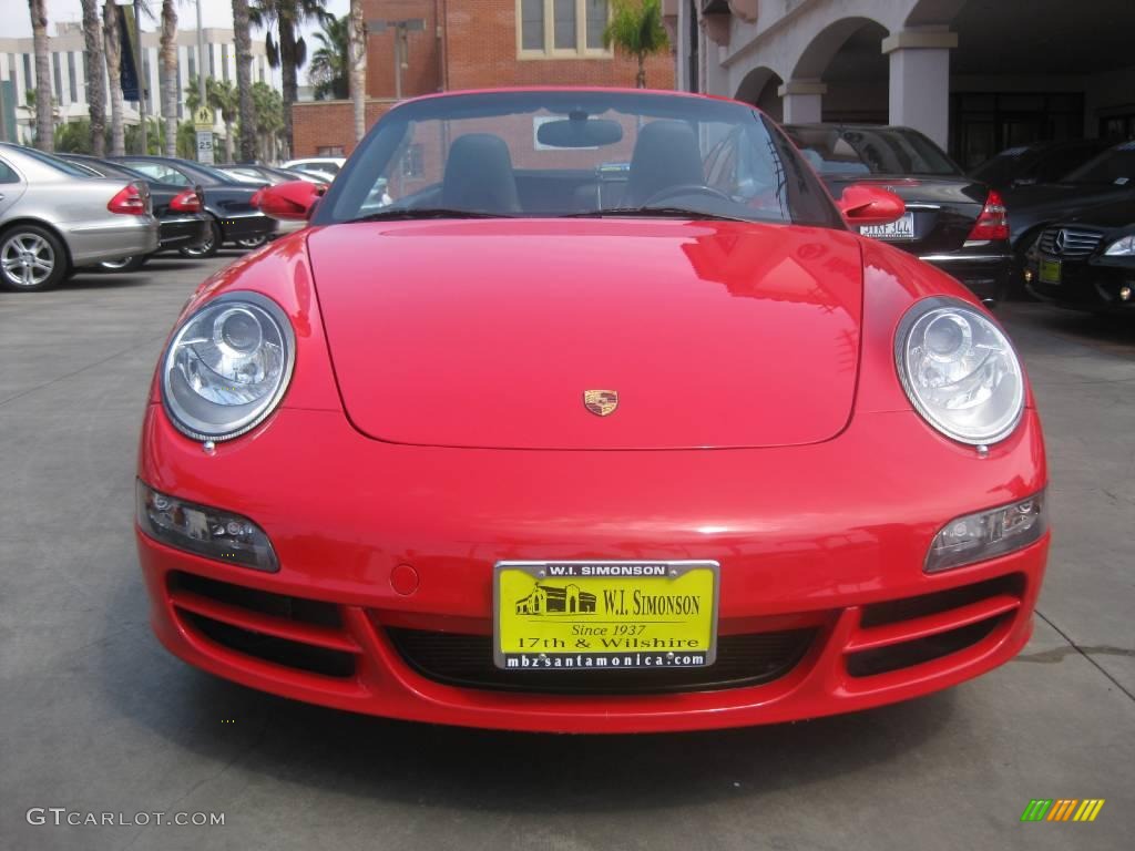2006 911 Carrera S Cabriolet - Guards Red / Black photo #6