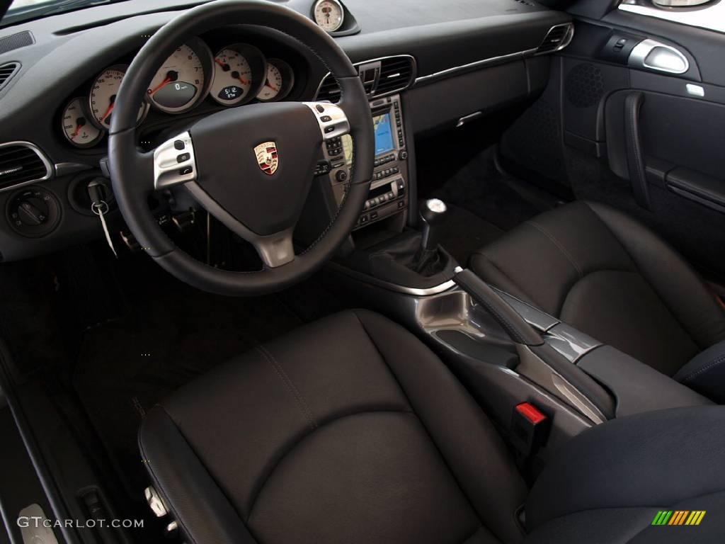 2008 911 Carrera S Cabriolet - Meteor Grey Metallic / Black photo #11