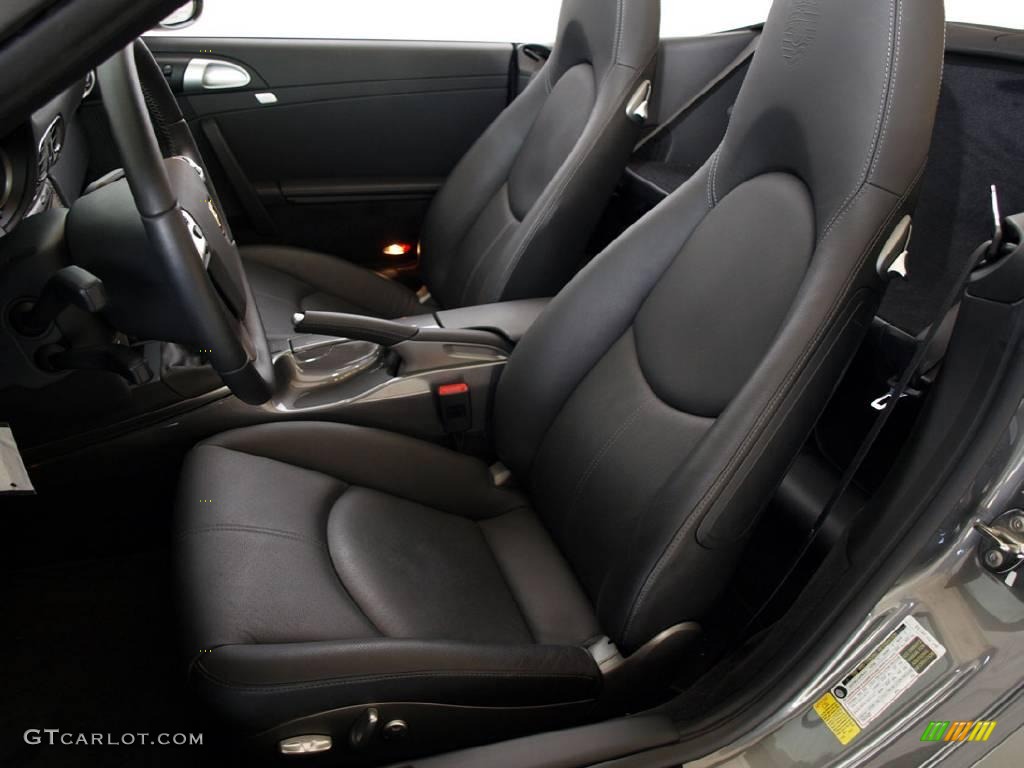 2008 911 Carrera S Cabriolet - Meteor Grey Metallic / Black photo #17