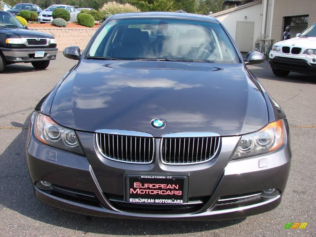 2006 3 Series 330xi Sedan - Sparkling Graphite Metallic / Black photo #7