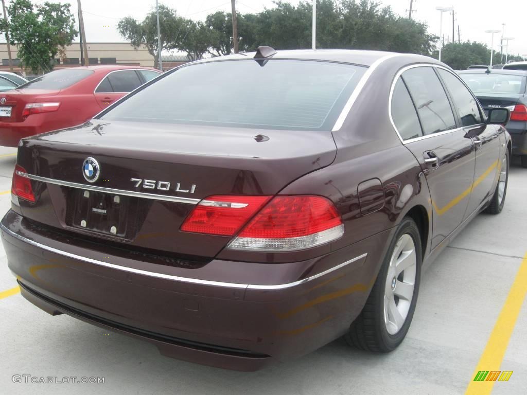 2006 7 Series 750Li Sedan - Barbera Red Metallic / Dark Beige/Beige III photo #2