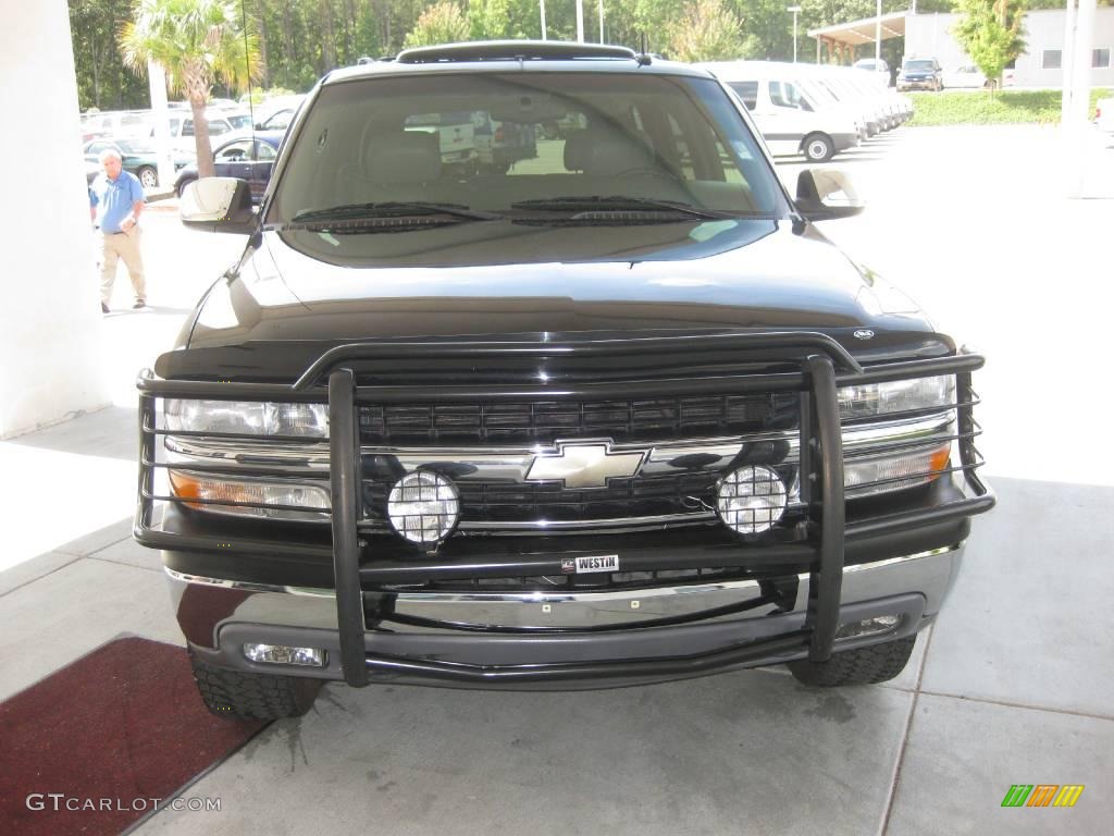 2002 Tahoe LT 4x4 - Onyx Black / Graphite/Medium Gray photo #8