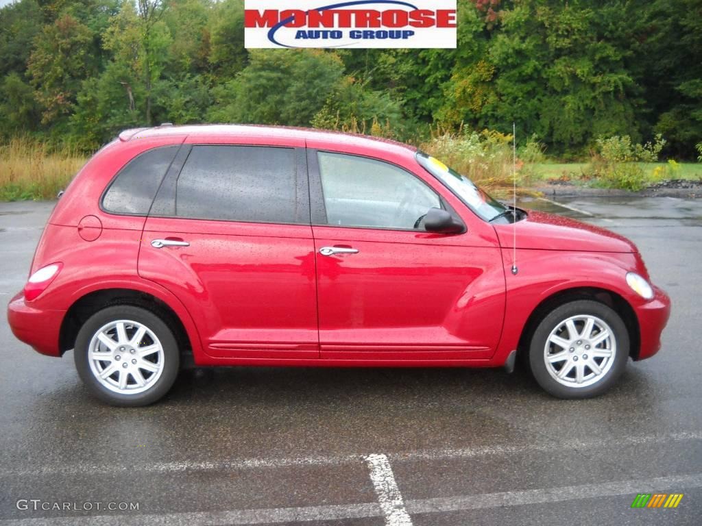 2008 PT Cruiser Touring - Inferno Red Crystal Pearl / Pastel Slate Gray photo #1