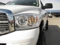 2008 Bright White Dodge Ram 2500 Laramie Quad Cab 4x4  photo #3