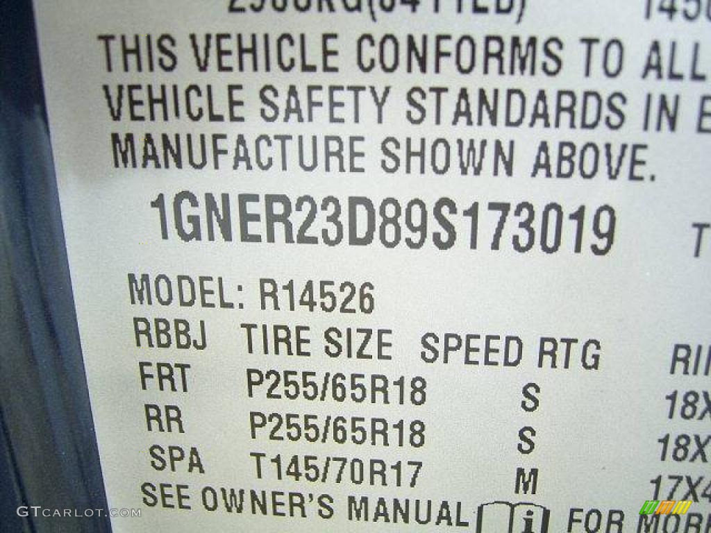 2009 Traverse LT - Dark Blue Metallic / Cashmere/Dark Gray photo #11