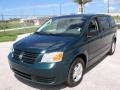 2009 Melbourne Green Pearl Dodge Grand Caravan SE  photo #2