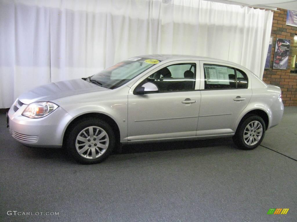 2009 Cobalt LT Sedan - Silver Ice Metallic / Ebony photo #6