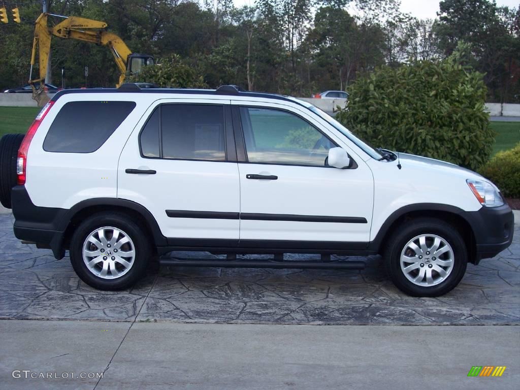 2006 CR-V EX 4WD - Taffeta White / Ivory photo #3