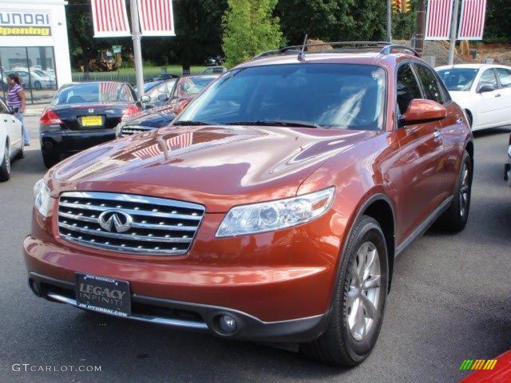 2007 FX 35 AWD - Autumn Copper Metallic / Graphite photo #1