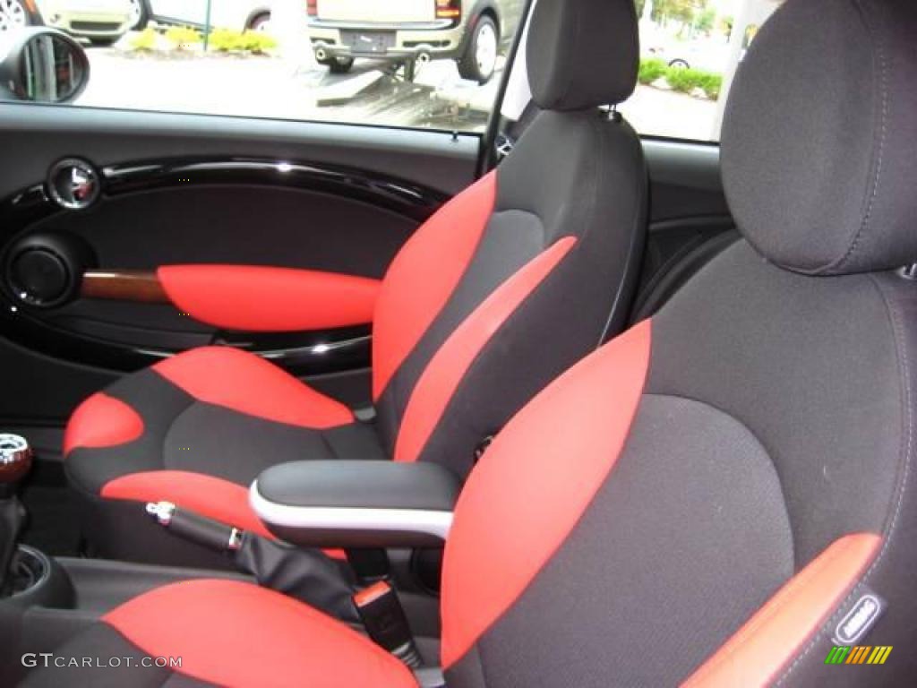 2009 Cooper S Hardtop - Chili Red / Black/Rooster Red photo #13