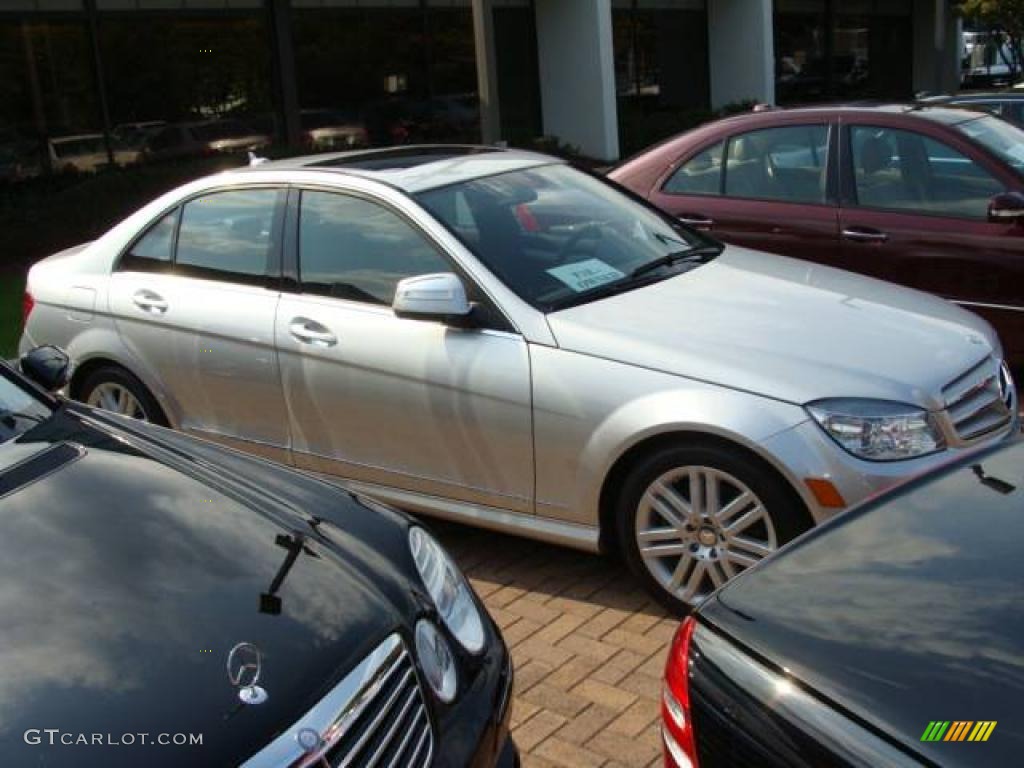 2008 C 300 4Matic Sport - Iridium Silver Metallic / Black photo #3