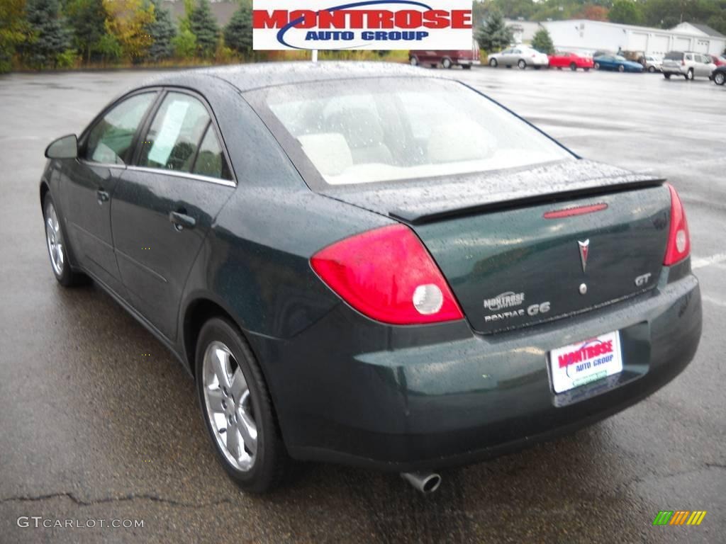 2006 G6 GT Sedan - Emerald Green Metallic / Light Taupe photo #5