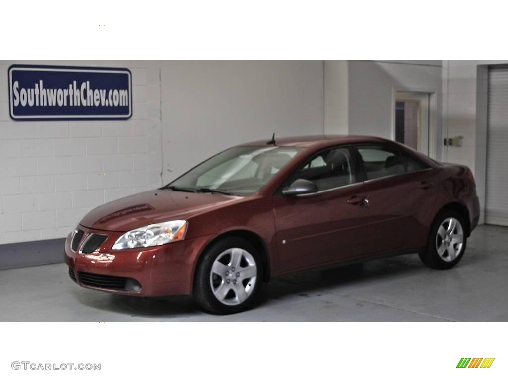 2008 G6 Sedan - Performance Red Metallic / Ebony Black photo #1