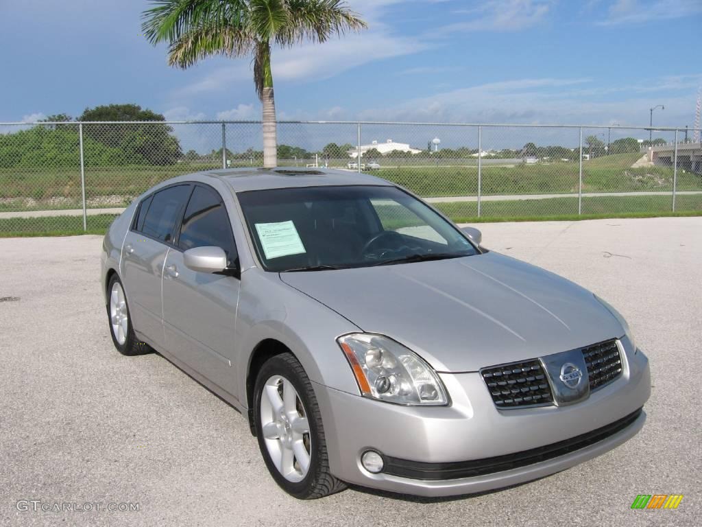 Liquid Silver Metallic Nissan Maxima