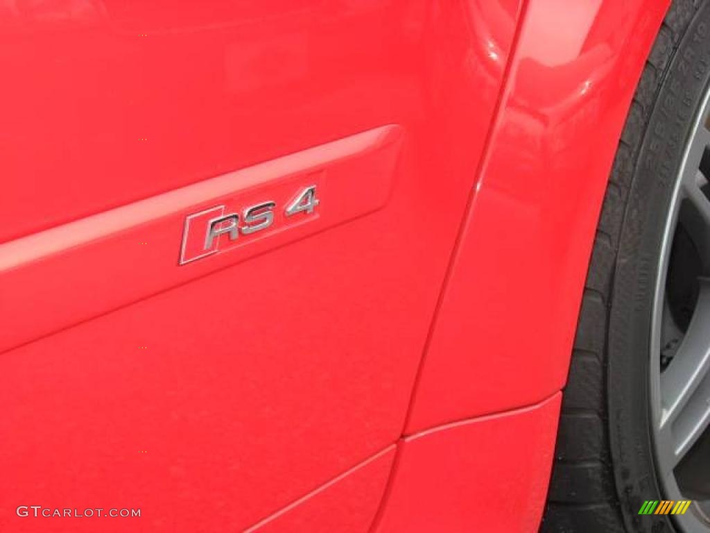 2008 RS4 4.2 quattro Sedan - Misano Red Pearl Effect / Black/Crimson Red photo #18
