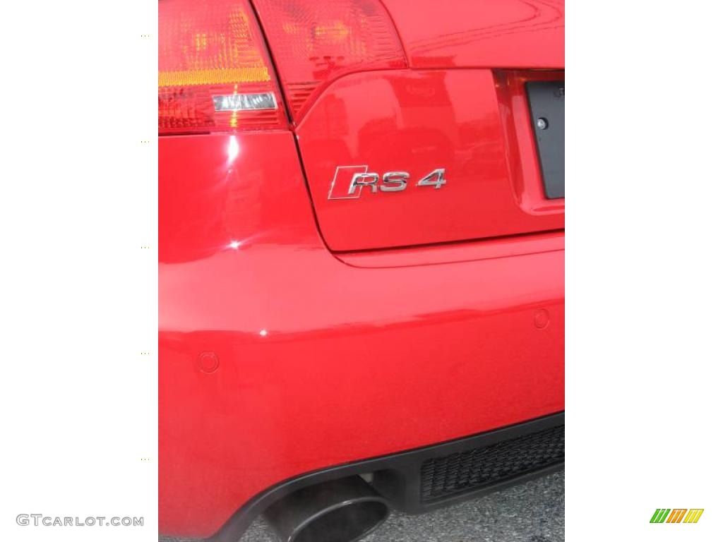 2008 RS4 4.2 quattro Sedan - Misano Red Pearl Effect / Black/Crimson Red photo #22
