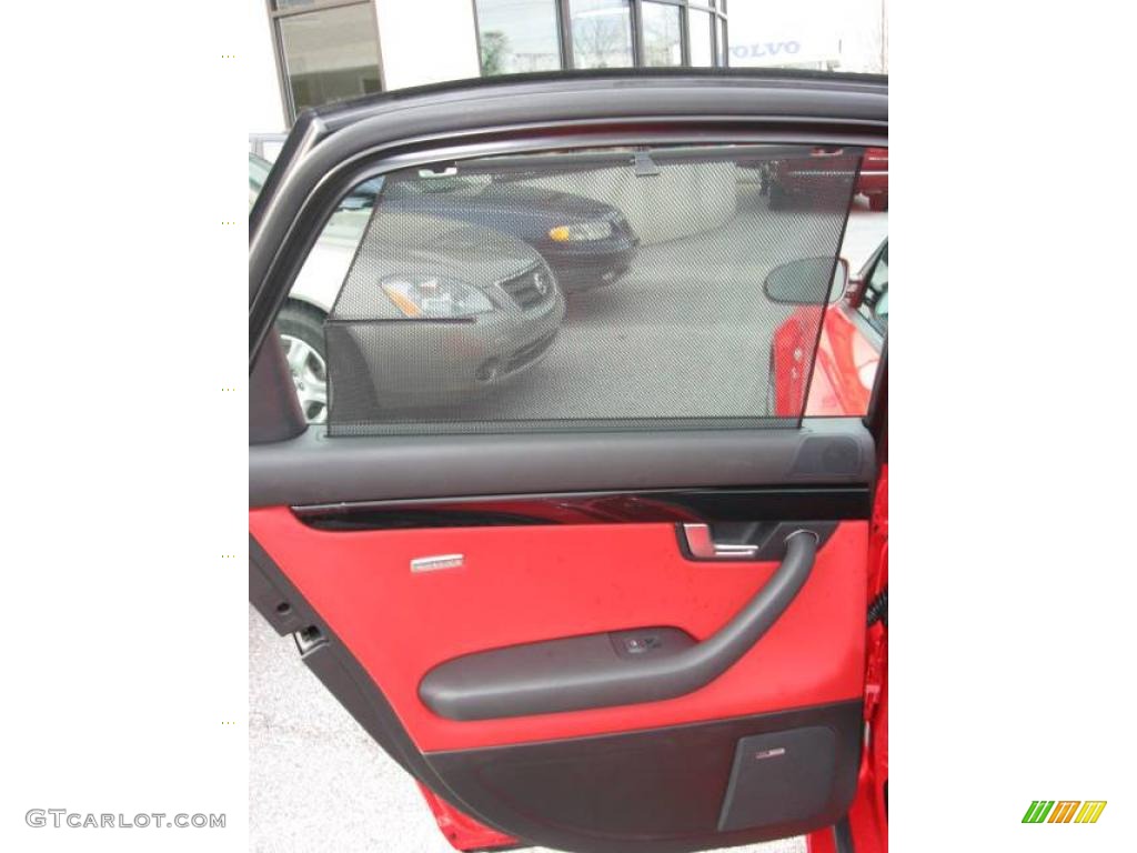 2008 RS4 4.2 quattro Sedan - Misano Red Pearl Effect / Black/Crimson Red photo #33