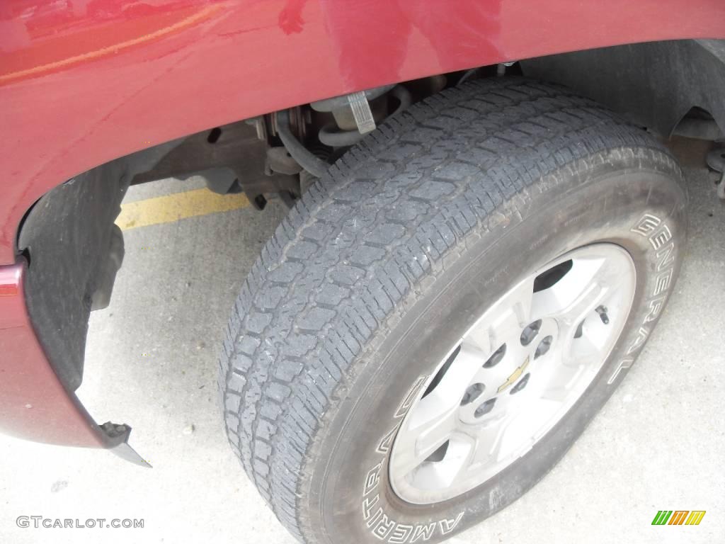 2008 Silverado 1500 LT Crew Cab - Deep Ruby Metallic / Ebony photo #16