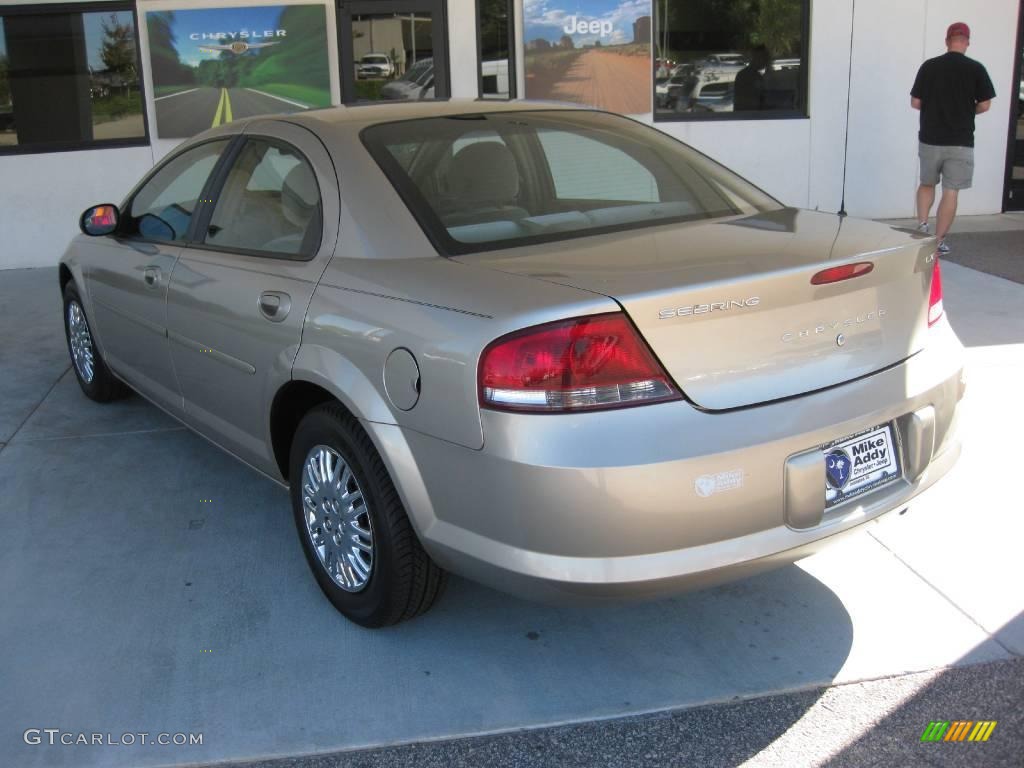 2002 Sebring LX Sedan - Light Almond Pearl Metallic / Sandstone photo #3