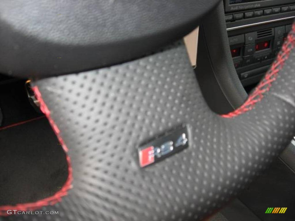 2008 RS4 4.2 quattro Sedan - Misano Red Pearl Effect / Black/Crimson Red photo #47