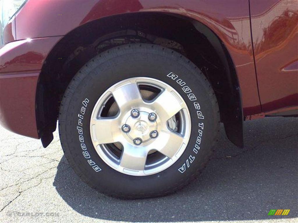 2010 Tundra Limited CrewMax - Salsa Red Pearl / Sand Beige photo #3