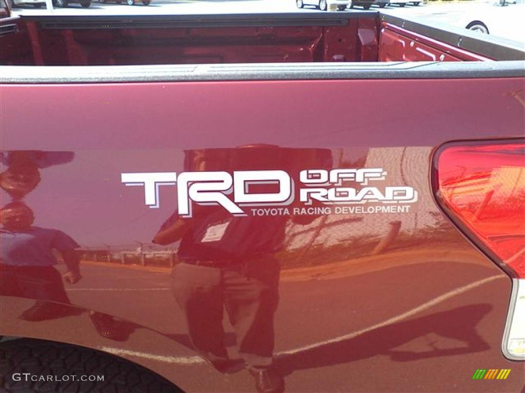 2010 Tundra Limited CrewMax - Salsa Red Pearl / Sand Beige photo #29