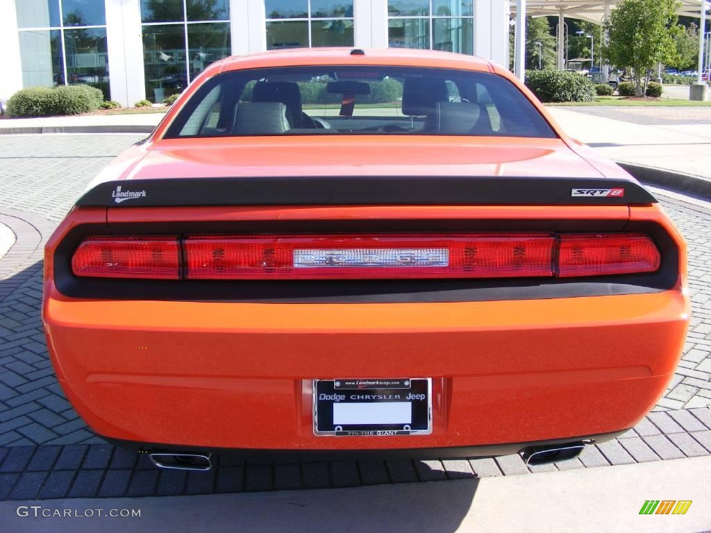 2009 Challenger SRT8 - HEMI Orange / Dark Slate Gray photo #3