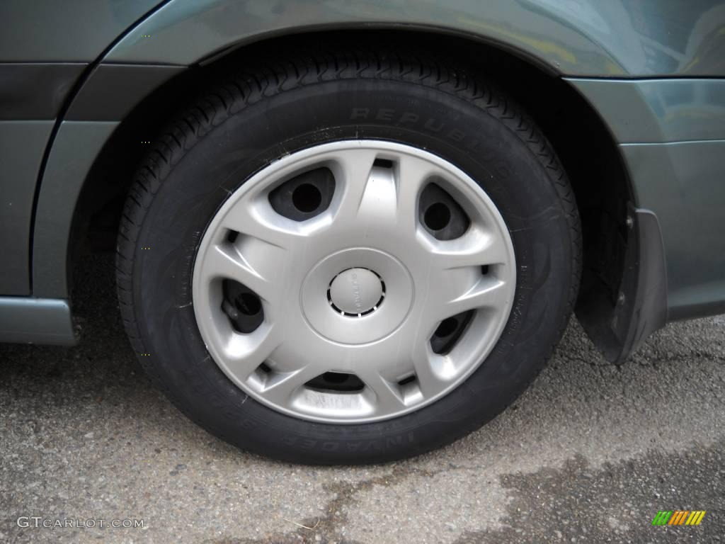 2002 Legacy L Sedan - Wintergreen Metallic / Dark Gray photo #14