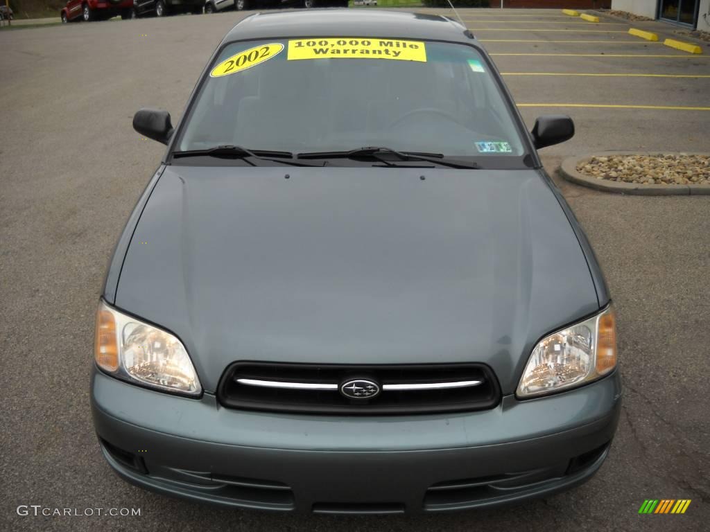 2002 Legacy L Sedan - Wintergreen Metallic / Dark Gray photo #19