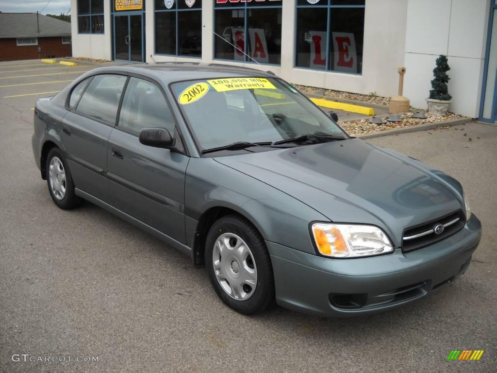 2002 Legacy L Sedan - Wintergreen Metallic / Dark Gray photo #20