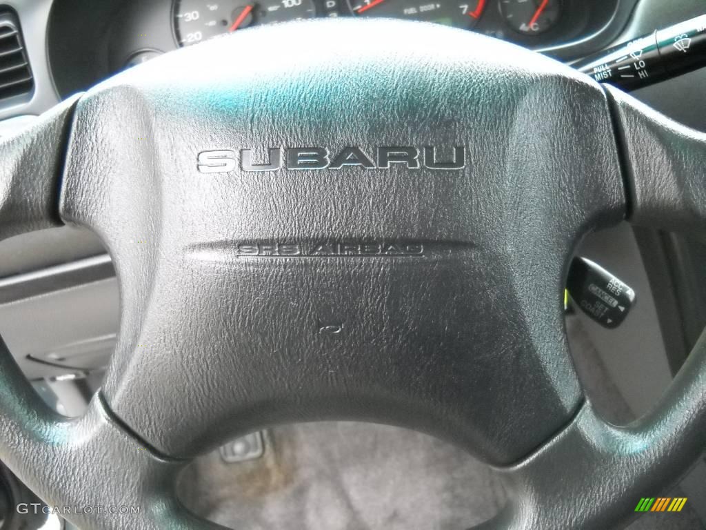 2002 Legacy L Sedan - Wintergreen Metallic / Dark Gray photo #24