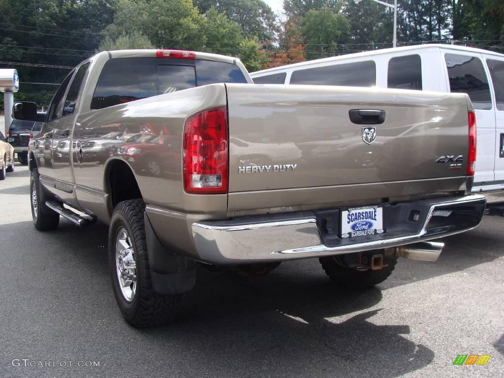 2006 Ram 2500 SLT Quad Cab 4x4 - Light Khaki Metallic / Khaki photo #6