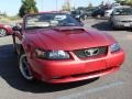 2001 Laser Red Metallic Ford Mustang GT Convertible  photo #6