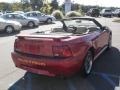 2001 Laser Red Metallic Ford Mustang GT Convertible  photo #8