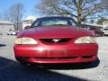 1995 Laser Red Metallic Ford Mustang V6 Coupe  photo #2