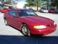1995 Laser Red Metallic Ford Mustang V6 Coupe  photo #3